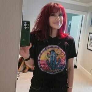 Boho Cactus Sunset Graphic Tee S- 3xl